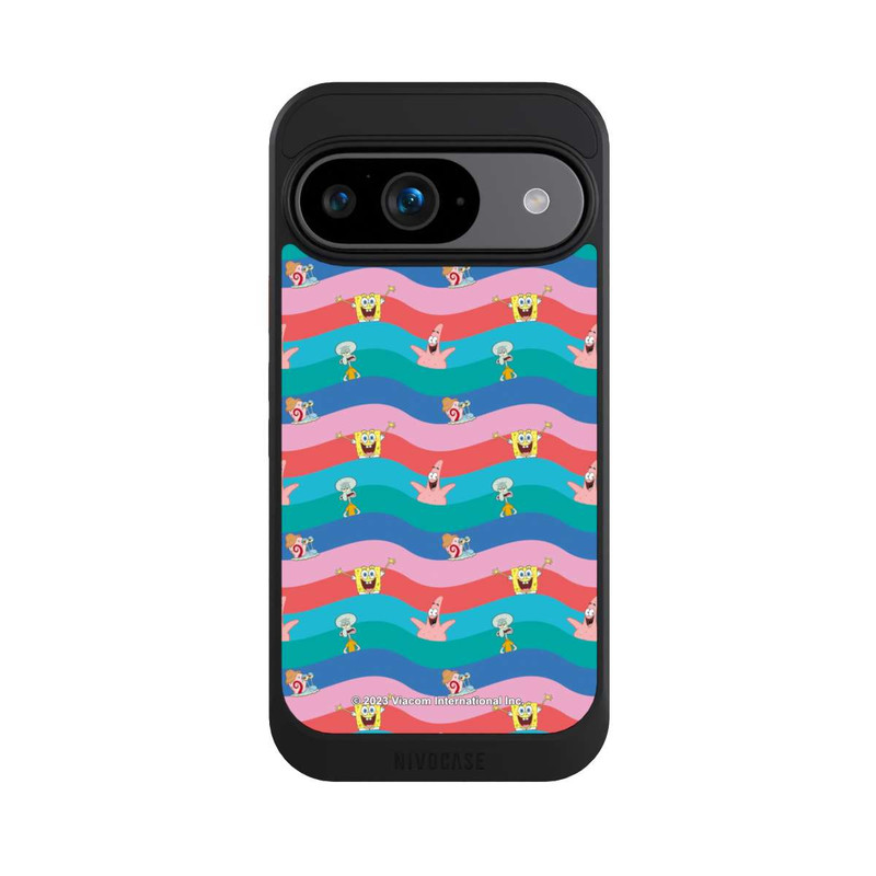 Pixel 9 NIVOcore Spongebob Freunde Bunte Wellen