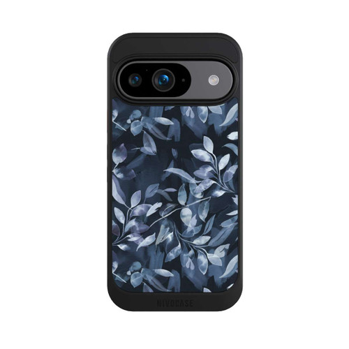 Google Pixel 9 NIVOcore Aquarelle Feuilles Mystiques Marine