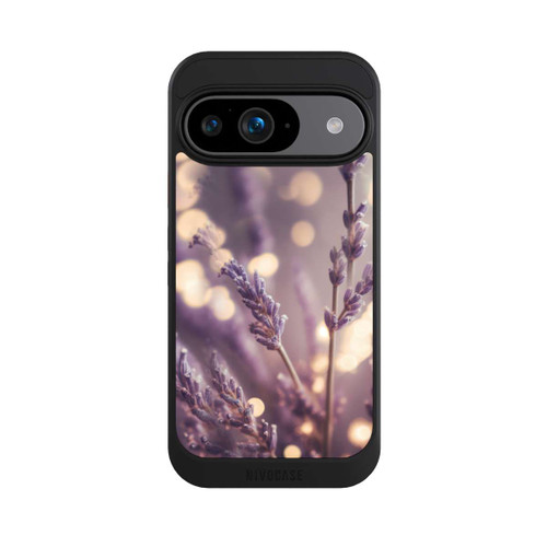 Google Pixel 9 NIVOcore Lavender Close Up with AI