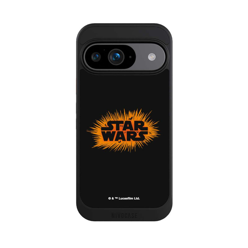 Pixel 9 NIVOcore Star Wars Logo Orange Halloween Explosion