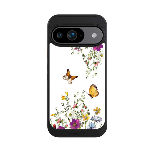 Google Pixel 9 NIVOcore Papillons et fleurs colorées