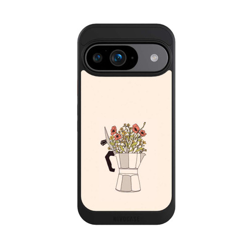 Google Pixel 9 NIVOcore Moka Blumen