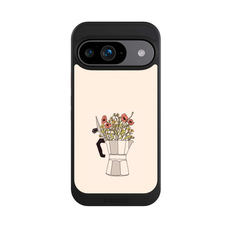 Pixel 9 NIVOcore Moka Blumen