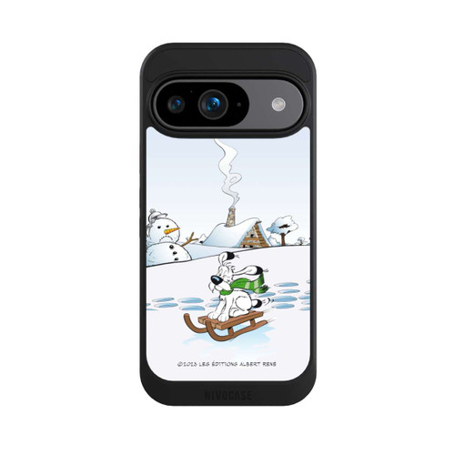 Google Pixel 9 NIVOcore Idefix fährt Schlitten