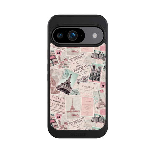 Google Pixel 9 NIVOcore Vintage Paris Postcards Pattern