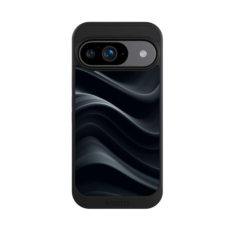 Pixel 9 NIVOcore Black Waves Texture