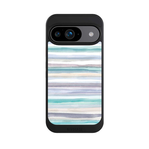 Google Pixel 9 NIVOcore Pastellfarbene Streifen Blau
