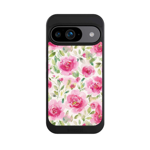 Google Pixel 9 NIVOcore Aquarell Frische Rosen