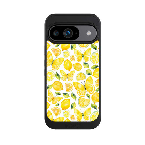 Google Pixel 9 NIVOcore Zitrone und Schmetterling Muster