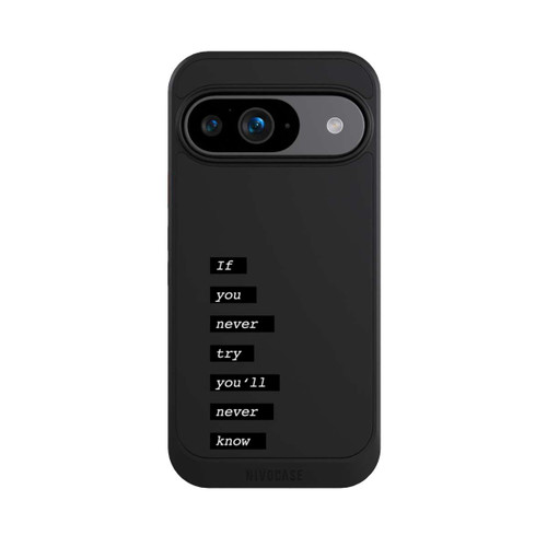 Google Pixel 9 NIVOcore If You Try Black Transparent