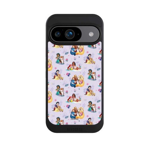 Google Pixel 9 NIVOcore Princess Floral Pattern Purple
