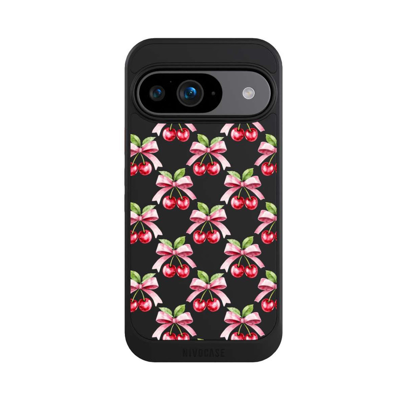 Pixel 9 NIVOcore Cherry Bow Art with AI