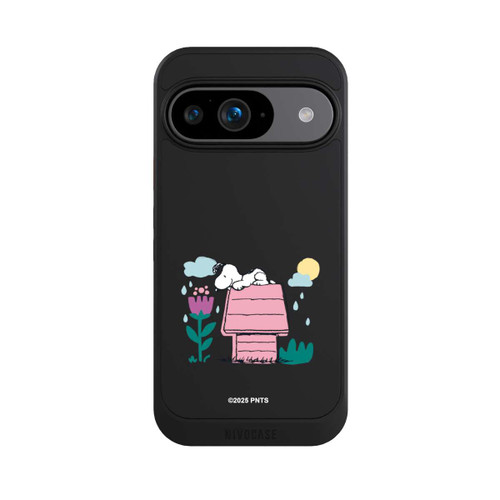 Google Pixel 9 NIVOcore Snoopy Hundehütte Frühling transparent
