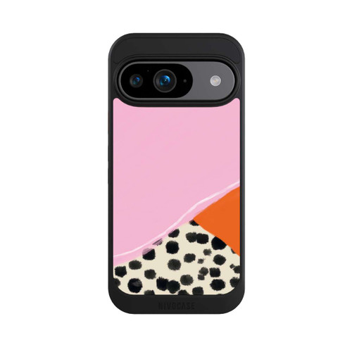 Google Pixel 9 NIVOcore Rosa und Orange Gepunkteter Hintergrund