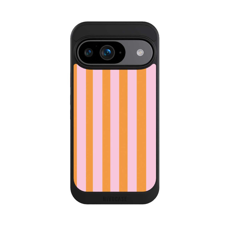 Pixel 9 NIVOcore Orange Rosa Streifen