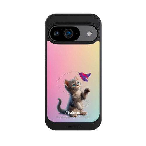 Google Pixel 9 NIVOcore Playing Cat with Feather
