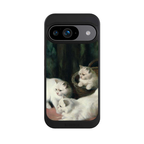 Google Pixel 9 NIVOcore Three White Angora Kittens