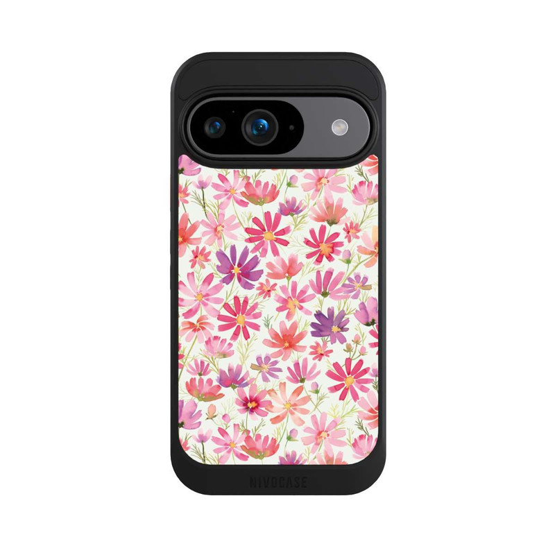 Pixel 9 NIVOcore Boho Cosmos Flowers Purple