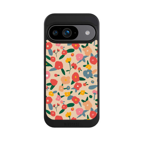 Google Pixel 9 NIVOcore Retro Bold Scandi Flowers
