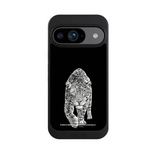 Google Pixel 9 NIVOcore Leopard Schwarz