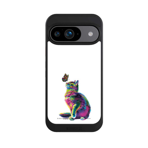 Google Pixel 9 NIVOcore Katze verspielt