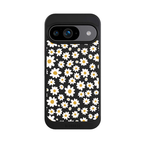 Google Pixel 9 NIVOcore Daisy Flower Seamless Pattern Transparent