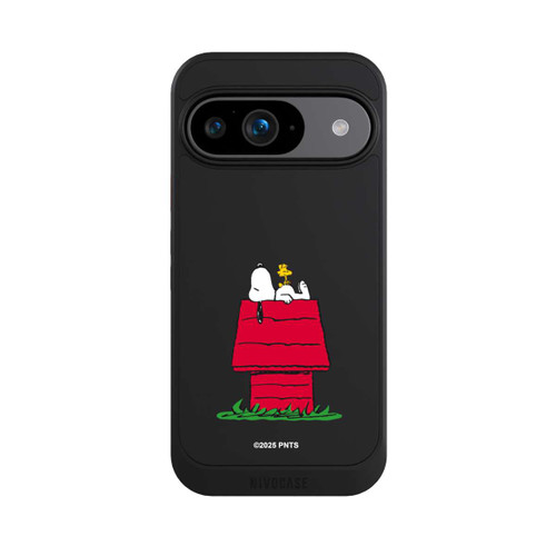 Google Pixel 9 NIVOcore Snoopy and Woodstock Classic transparent