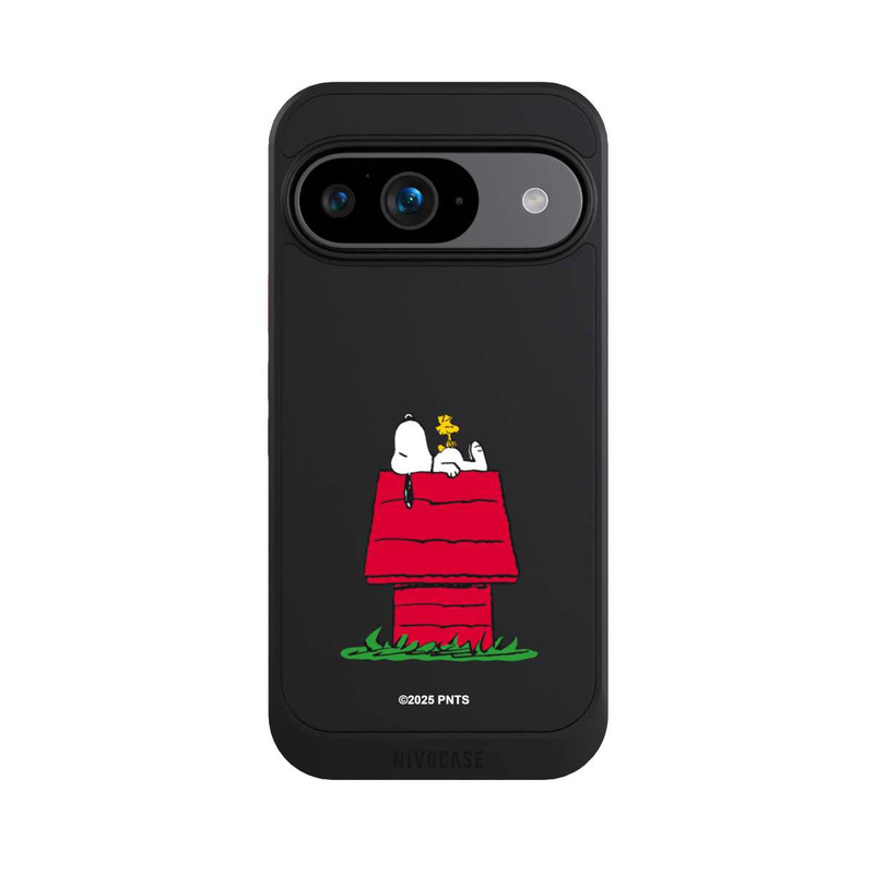 Pixel 9 NIVOcore Snoopy and Woodstock Classic transparent