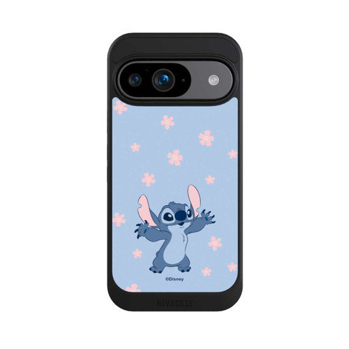 Google Pixel 9 NIVOcore Stitch Pastel Flowers Blue