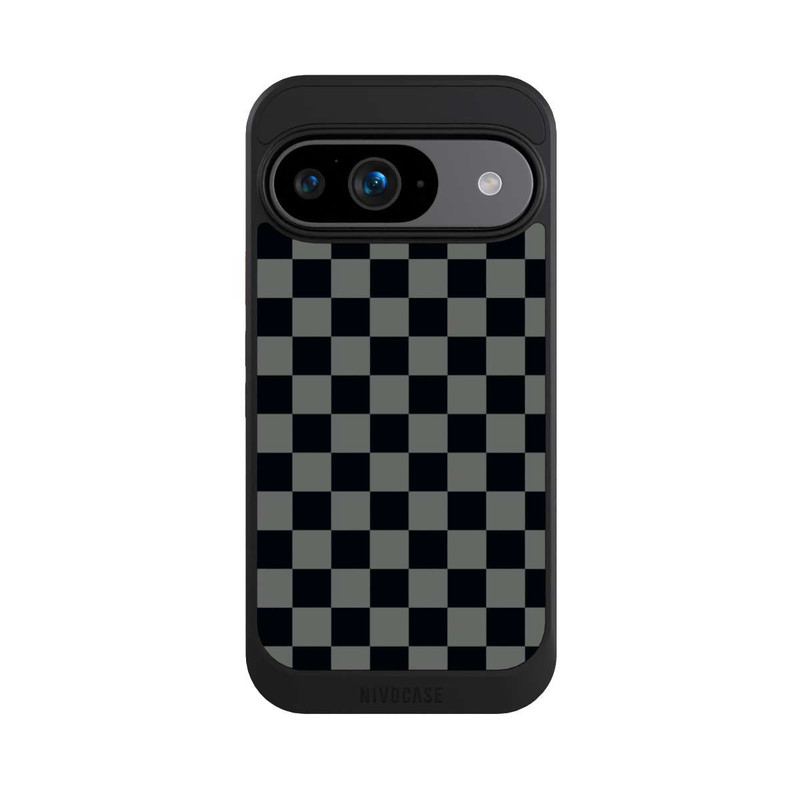 Pixel 9 NIVOcore Schachbrett Schwarz Grau