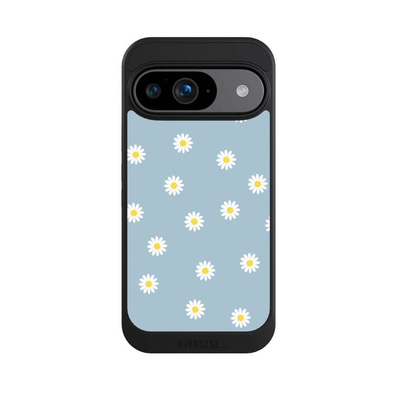 Pixel 9 NIVOcore Gänseblümchen Muster Blau