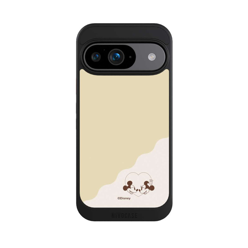 Pixel 9 NIVOcore Mickey and Minnie Love Heart Beige