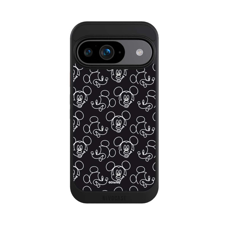 Pixel 9 NIVOcore Disney Mickey Muster Schwarz
