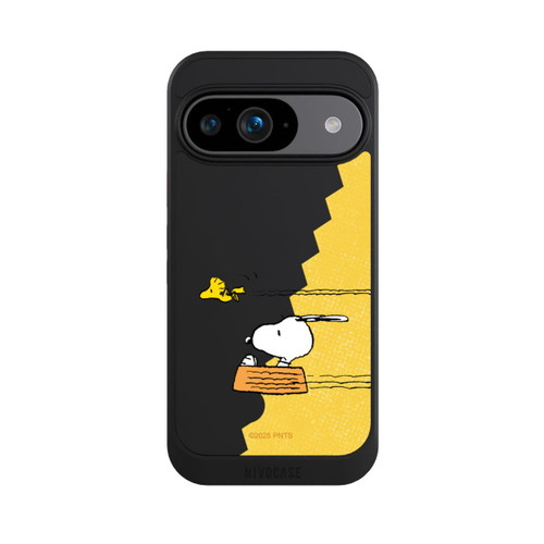 Google Pixel 9 NIVOcore Peanuts-Snoopy und Woodstock Transparent