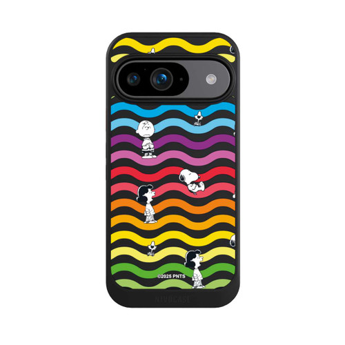 Google Pixel 9 NIVOcore Snoopy Pattern Rainbow Transparent