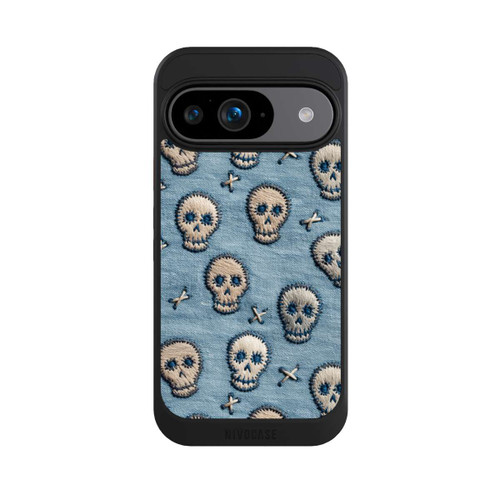 Google Pixel 9 NIVOcore Skulls on Jeans Pattern