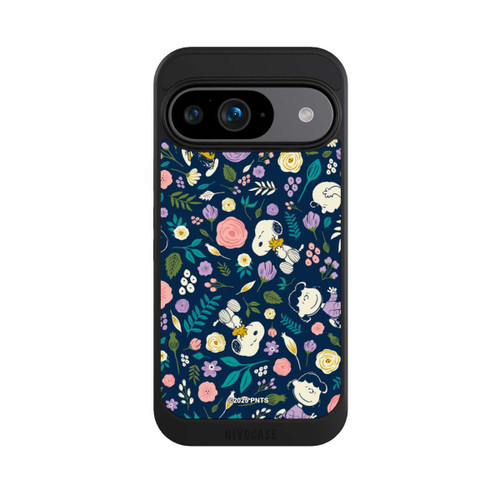 Google Pixel 9 NIVOcore Peanuts Dark Flower Pattern