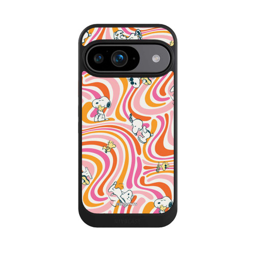 Google Pixel 9 NIVOcore Peanuts Hippie Pattern Orange