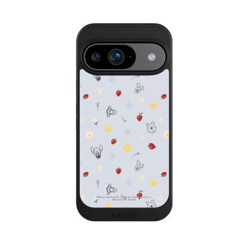 Google Pixel 9 NIVOcore Winnie Puuh und Freunde Erdbeer Muster Blau
