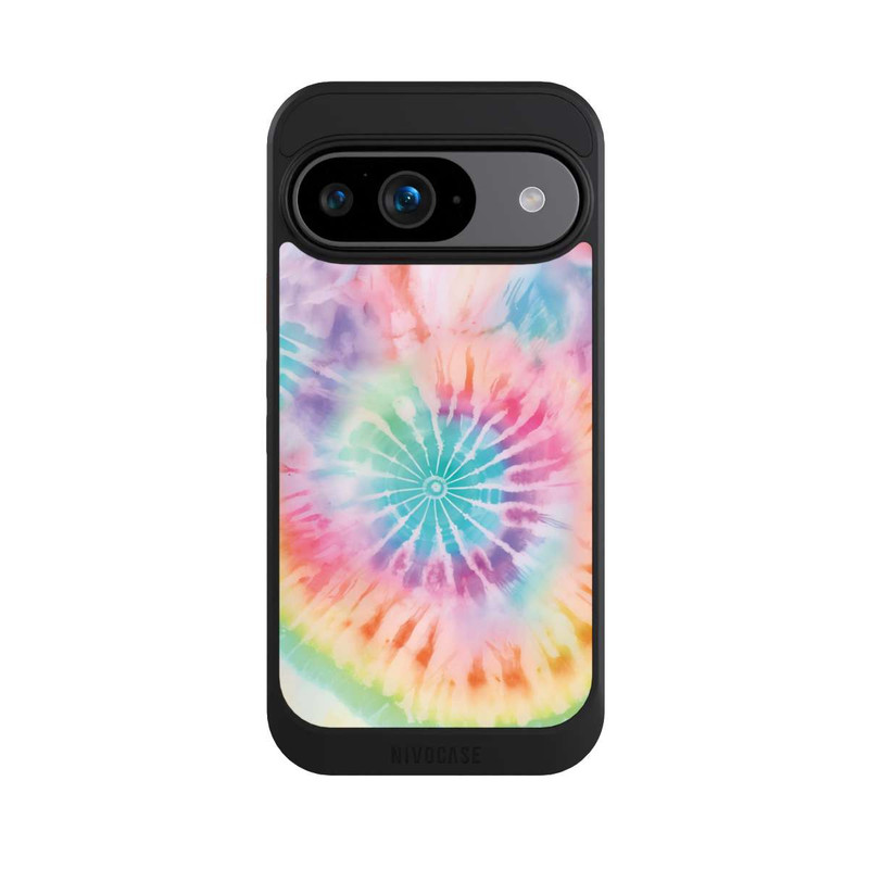 Pixel 9 NIVOcore Rainbow Color Tie Dye 
