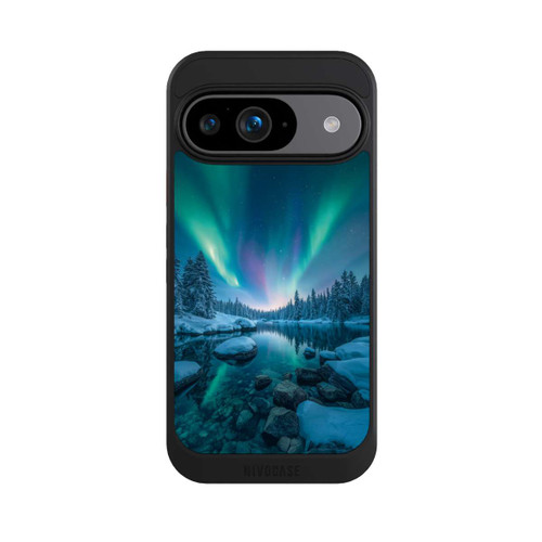 Google Pixel 9 NIVOcore Nordlichter Glühen mit KI
