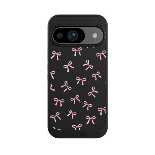 Google Pixel 9 NIVOcore Pink Bows transparent with AI