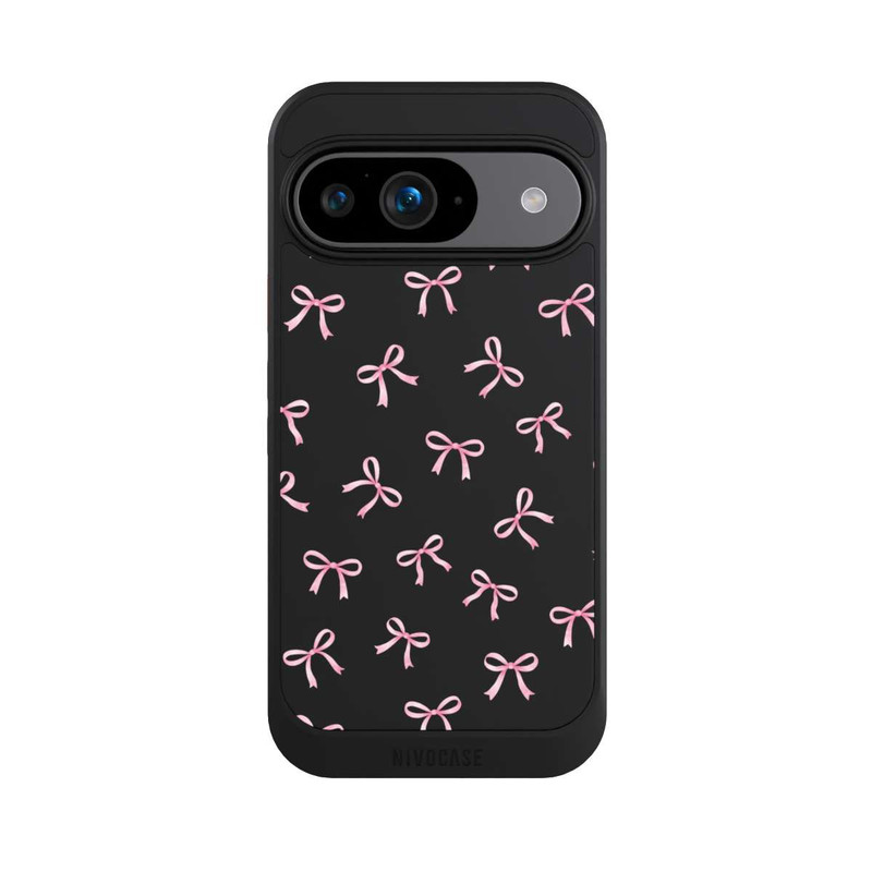 Pixel 9 NIVOcore Pink Bows transparent with AI