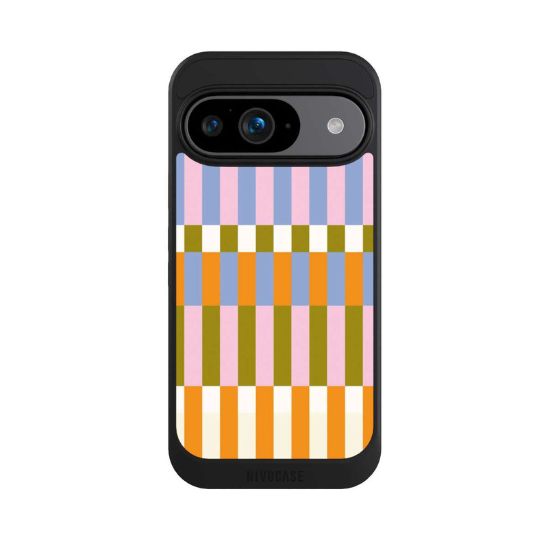 Pixel 9 NIVOcore Thème à Carreaux Colorés et Audacieux