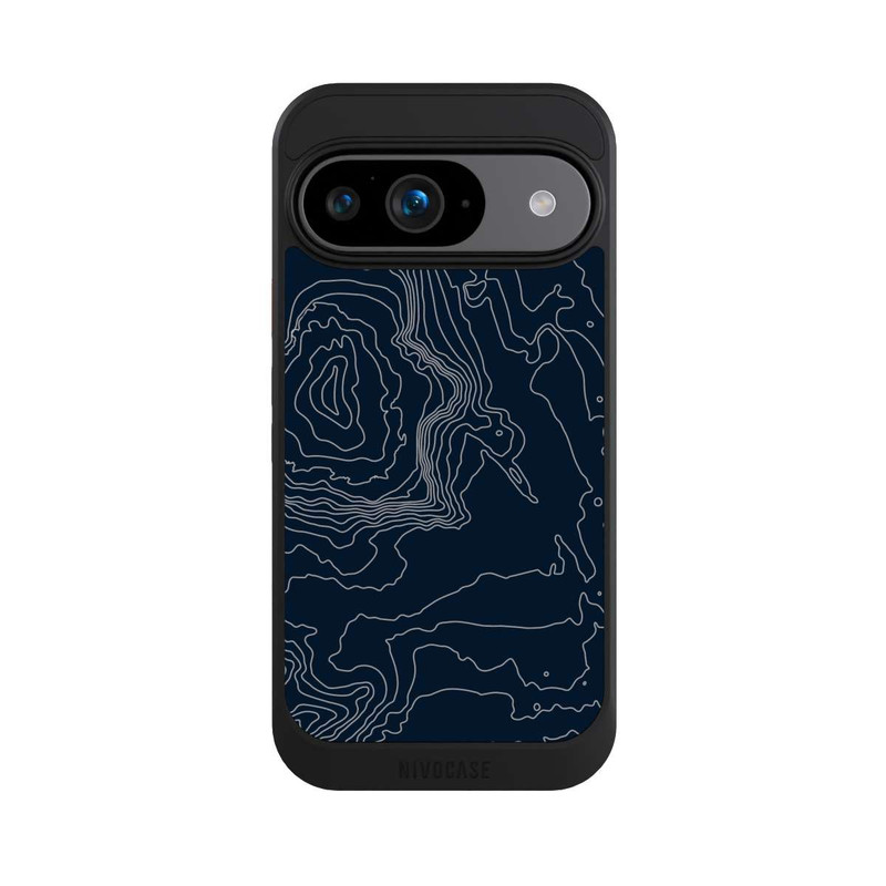 Pixel 9 NIVOcore Berg Höhenlinien Dunkel