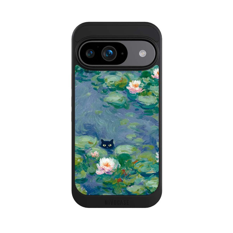 Pixel 9 NIVOcore Katze im Teich Gemälde