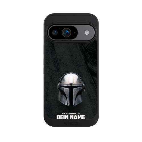 Google Pixel 9 NIVOcore Star Wars Mandalorian Black Helmet Personalisierbar