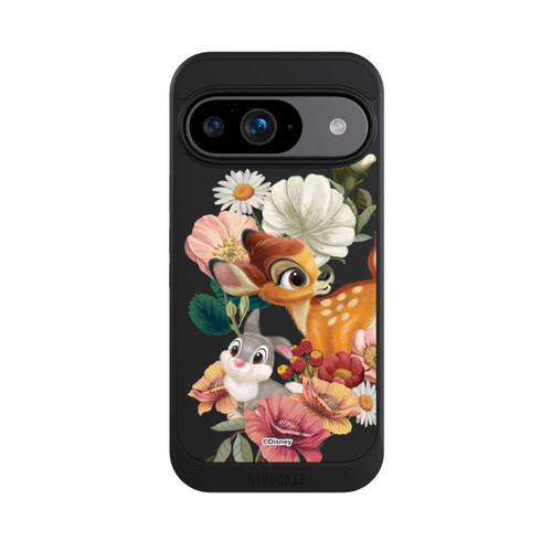 Google Pixel 9 NIVOcore Bambi und Klopfer Blumen Transparent