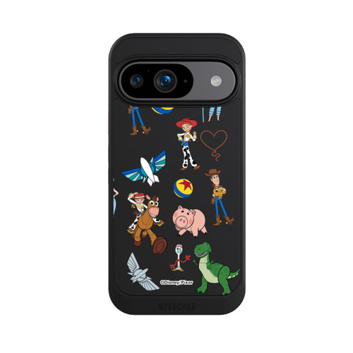 Google Pixel 9 NIVOcore Toy Story 5 Hero Toys Pattern Transparent