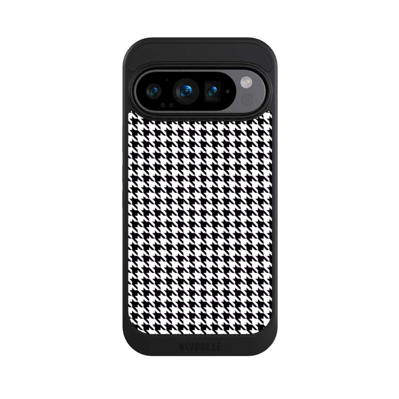 Pixel 9 Pro NIVOcore Houndstooth black-white